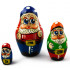 Dwarfs Figurines from fairytale Snow White and The Seven Dwarfs Set 3 Pcs