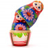 Russian Doll with Hand Painted Lilies Flowers Set of 5 pcs