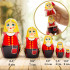 Russian Doll in Finnish Traditional Clothing for Women Munsala Set of 5 pcs