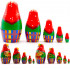 Russian Doll with Rowan Branches Set of 5 pcs