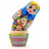Russian Doll with Blue Cornflowers, Spikelets and Chamomile Flowers Set of 5 pcs