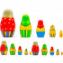 Russian Dolls with Characters from Russian Fairy Tale Great Big Enormous Turnip Set of 5 pcs