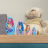 Nesting Doll Shimmer and Shine Wooden Toys Set 5 pcs