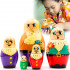 Matryoshka with Seven Dwarfs Figures from Tale Snow White and The Seven Dwarfs Set of 5 pcs