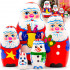 Santa Nesting Dolls Set of 5 pcs - Christmas Decorations