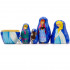 Matryoshka Dolls with cartoon characters Frozen set of 5 pieces