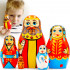 Tale of Tsar Saltan Nesting Dolls Set of 5 pcs
