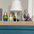 Matryoshka Doll with Swan Lake Figurines Set of 5 pcs
