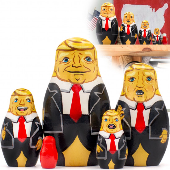 Donald Trump Nesting Dolls Set of 5 pcs