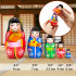 Japanese Nesting Dolls Set of 5 pcs