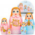 Matryoshka Nesting Dolls Set of 5 Pcs - Guardian Angel Easter Decoration