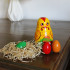 Chicken Nesting Dolls Hen with Eggs - Easter Decorations 
