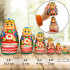 Matryoshka Doll in Belarussian Folk Costume with Ornament Set of 7 pcs