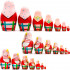 Matryoshka Doll in Belarussian Traditional Dress with Ornament Set of 7 pcs