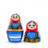 Matryoshka Dolls in Polish Costumes with Ornaments Made in Poland Set of 7 pcs