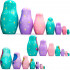 Shimmer and Shine - Wooden Russian Nesting Dolls for Kids 7 pcs