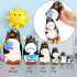 Matryoshka Nesting Dolls with Penguin Decorations Set of 7 pcs