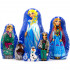 Russian Nesting Doll Cartoon Characters Frozen Elsa Set 7 Pieces