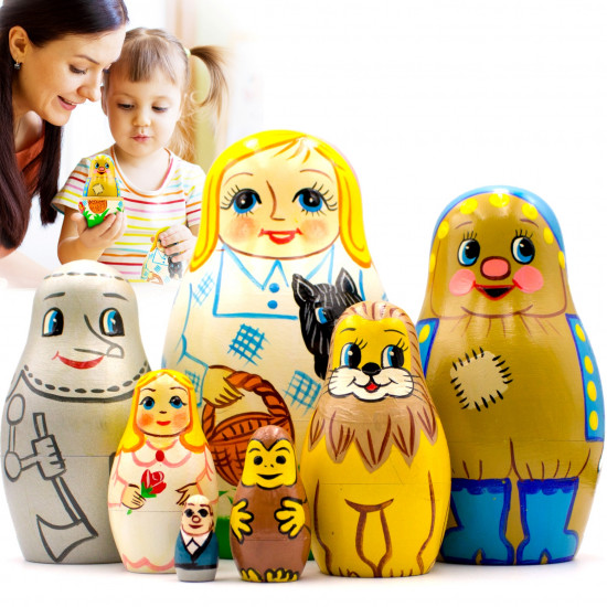 Wizard of Oz Nesting Doll Set of 7 pcs