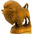 Wooden Buffalo Statue 4.1"