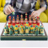 Chess Set Board Game Russian Dolls Folk Art Chamomile