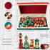 Souvenirs Themed Chess Russian Gold Ring Architectural Values