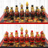 Khokhloma Themed Chess Set Board Game Russian Dolls