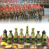Great Patriotic War Themed Chess Set shaped Matryoshka Dolls