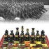 Great Patriotic War Themed Chess Set shaped Matryoshka Dolls