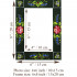 Picture Frame with Floral Design